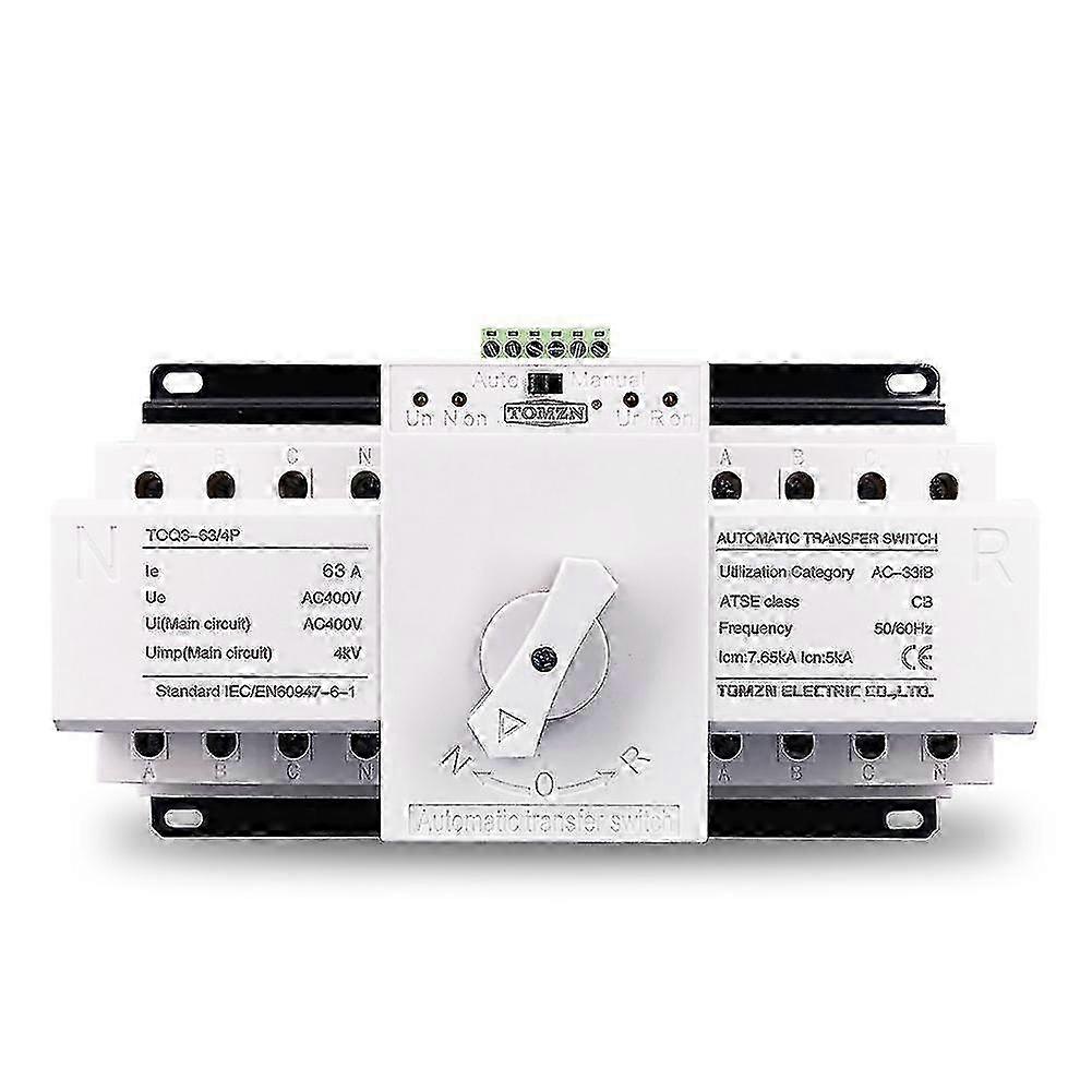 25-26 50/60hz Mcb Type Automatic Transfer Switch Power Switch Automatic Transfer Device, 2 Input 2