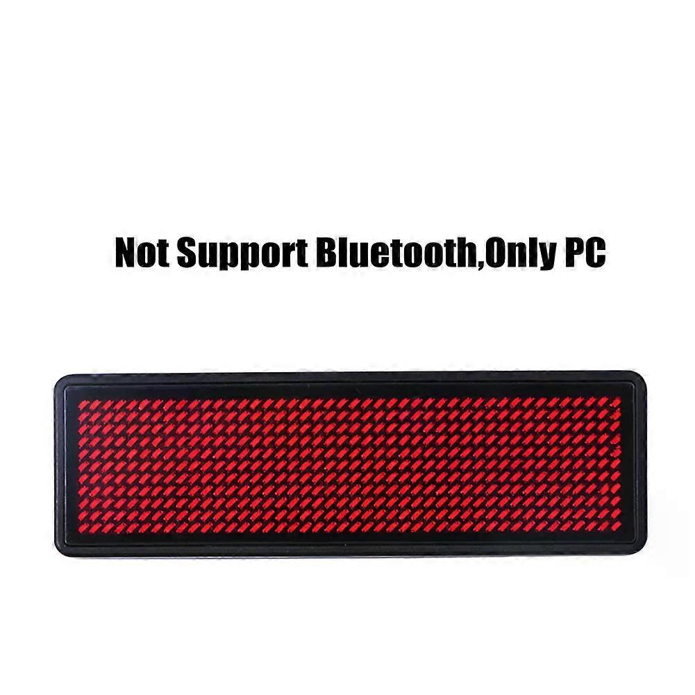 Fully New Bluetooth LED Name Badge DIY Programmable Scrolling Message Board Mini LED Display HD Text Digits Pattern Display