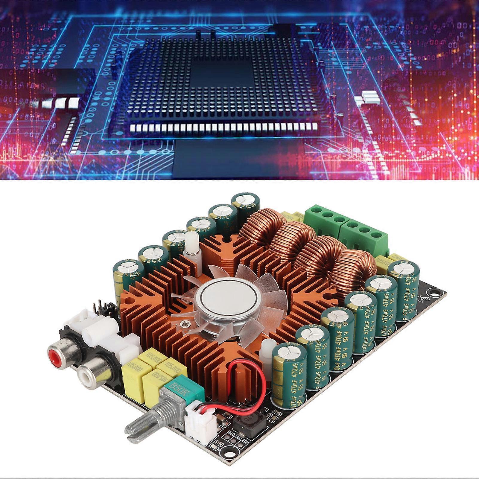 Digital Stereo Power Amplifier Board 2x160W 2 Channel Sound Power Amplifier Board BTL Mode 1x220W Amplifier Module 