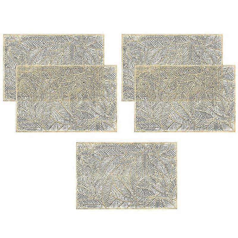 Hollow Placemats Table Mat,Rectangle Hollow Shaped Decorative Placemat for Dining Table Wedding Par