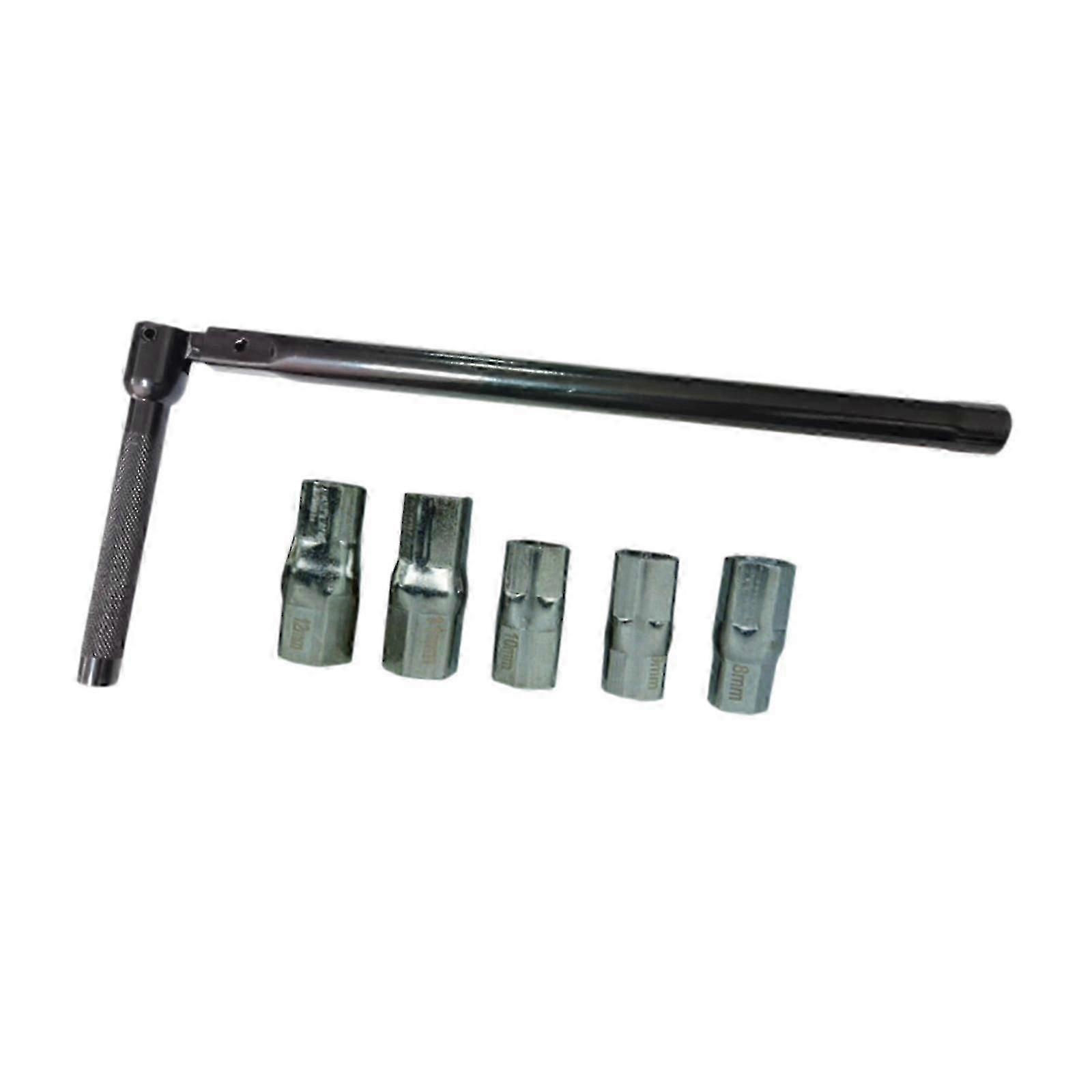 Socket Wrench Kit Portable Removal Tool Bathroom Sturdy Plumber Back Nut Kit Blue