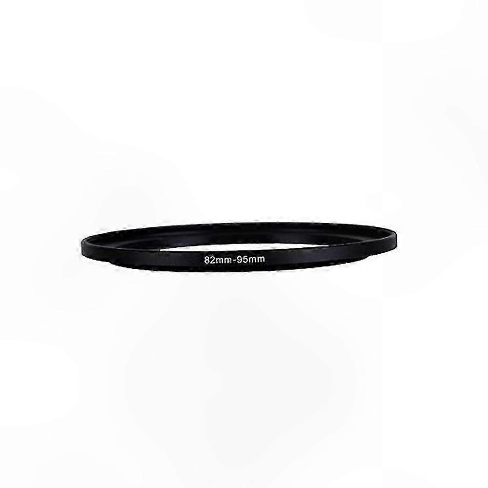 Black Metal Step-Up Ring Adapter for 82mm to 95mm Lens Filters
