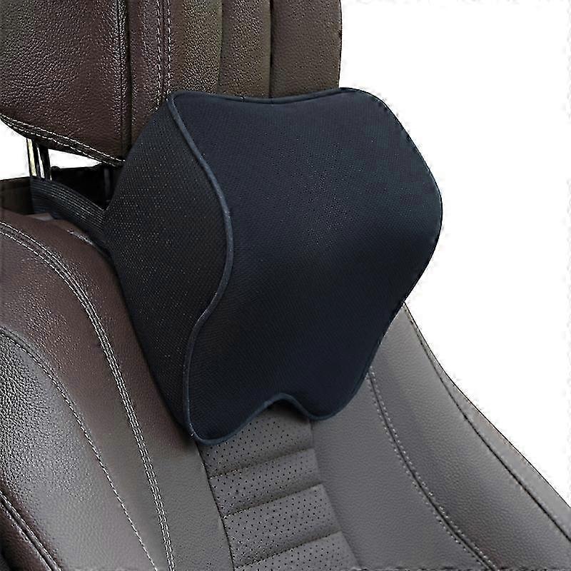 Cervical pillow for car seats with memory foam and ergonomic design