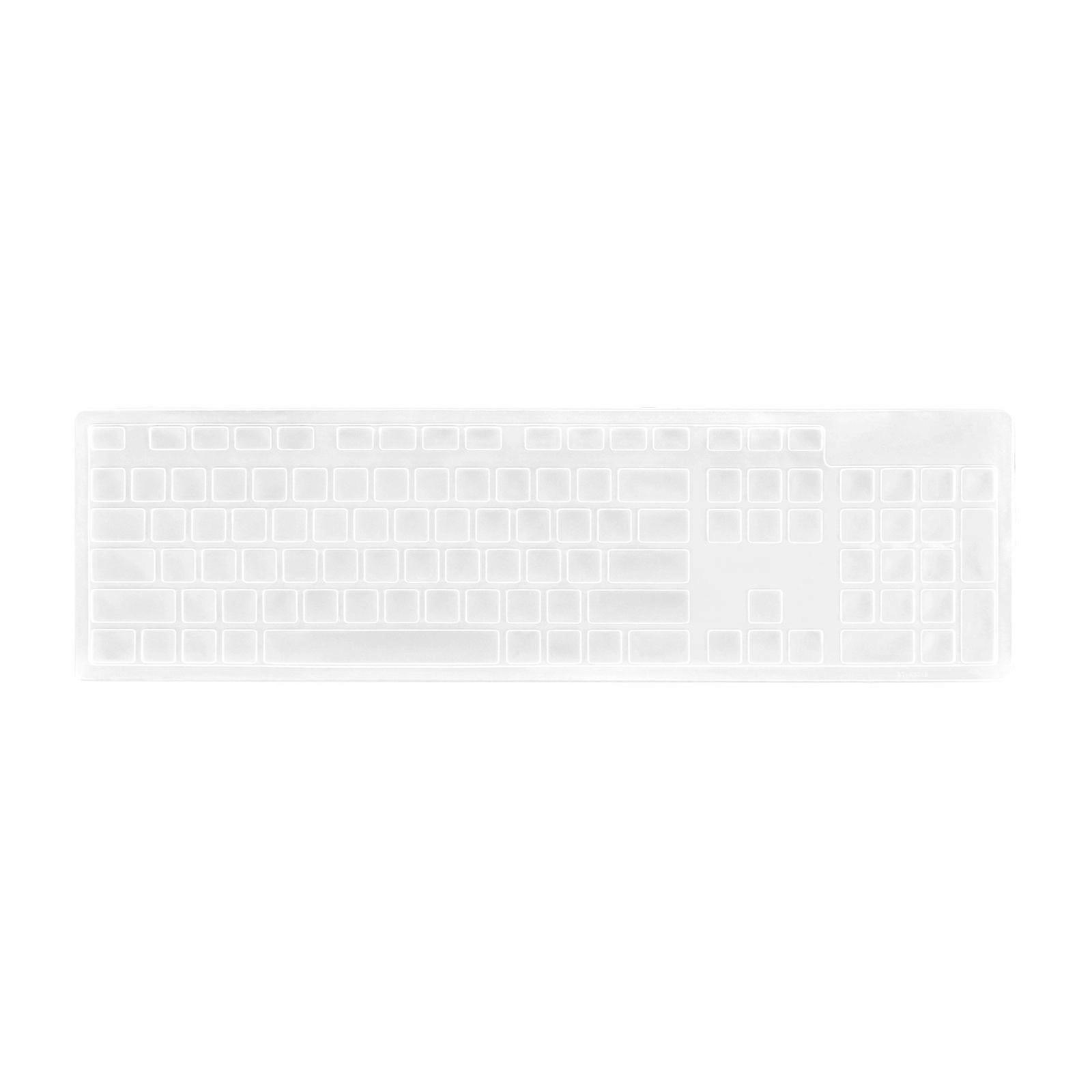 POPETPOP Keyboard Cover Skin Keyboard Protector Film Compatible with Dell (Transparent)