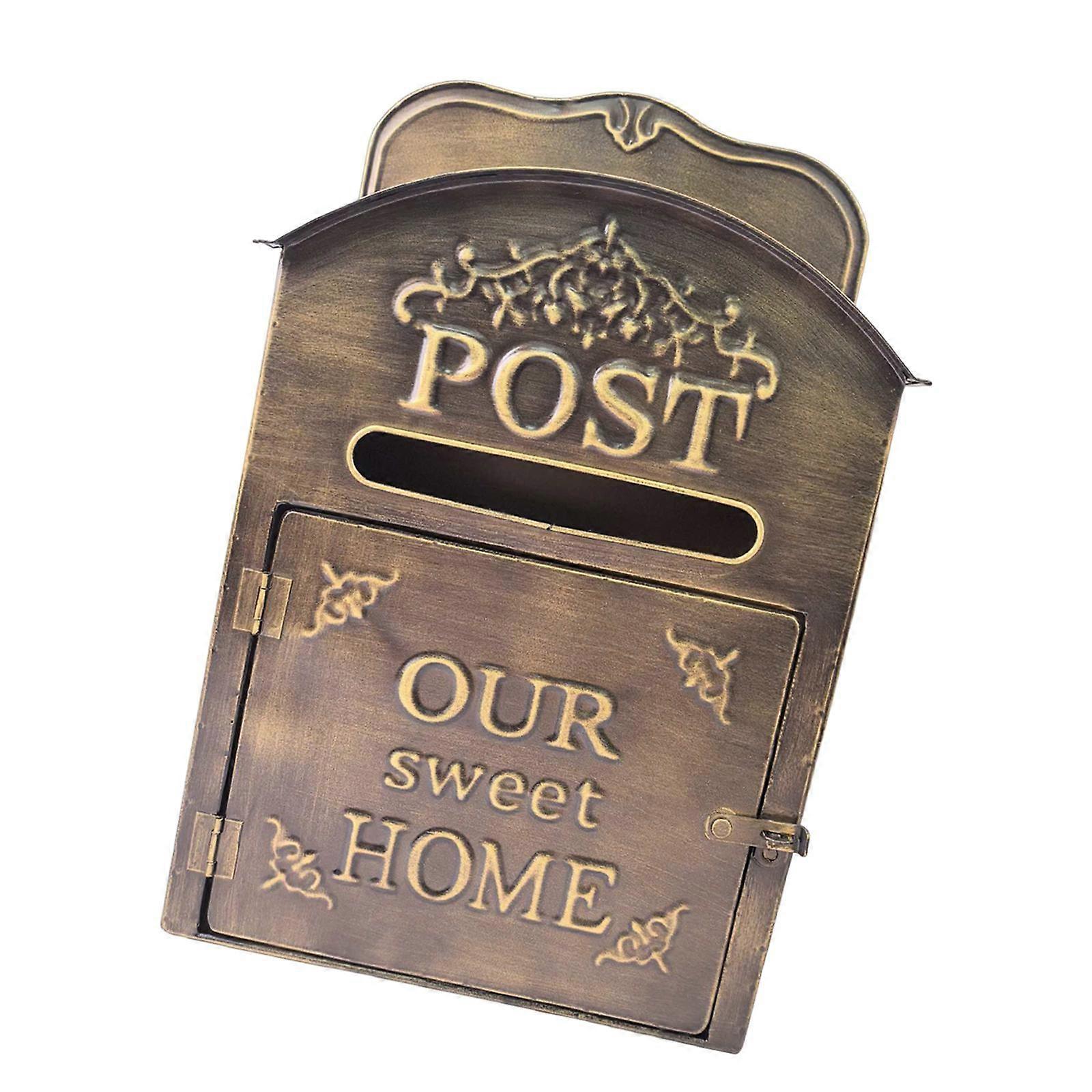 Wall Mount Mailbox Sturdy Easy to Install Mail Box for Outside Entryway Home