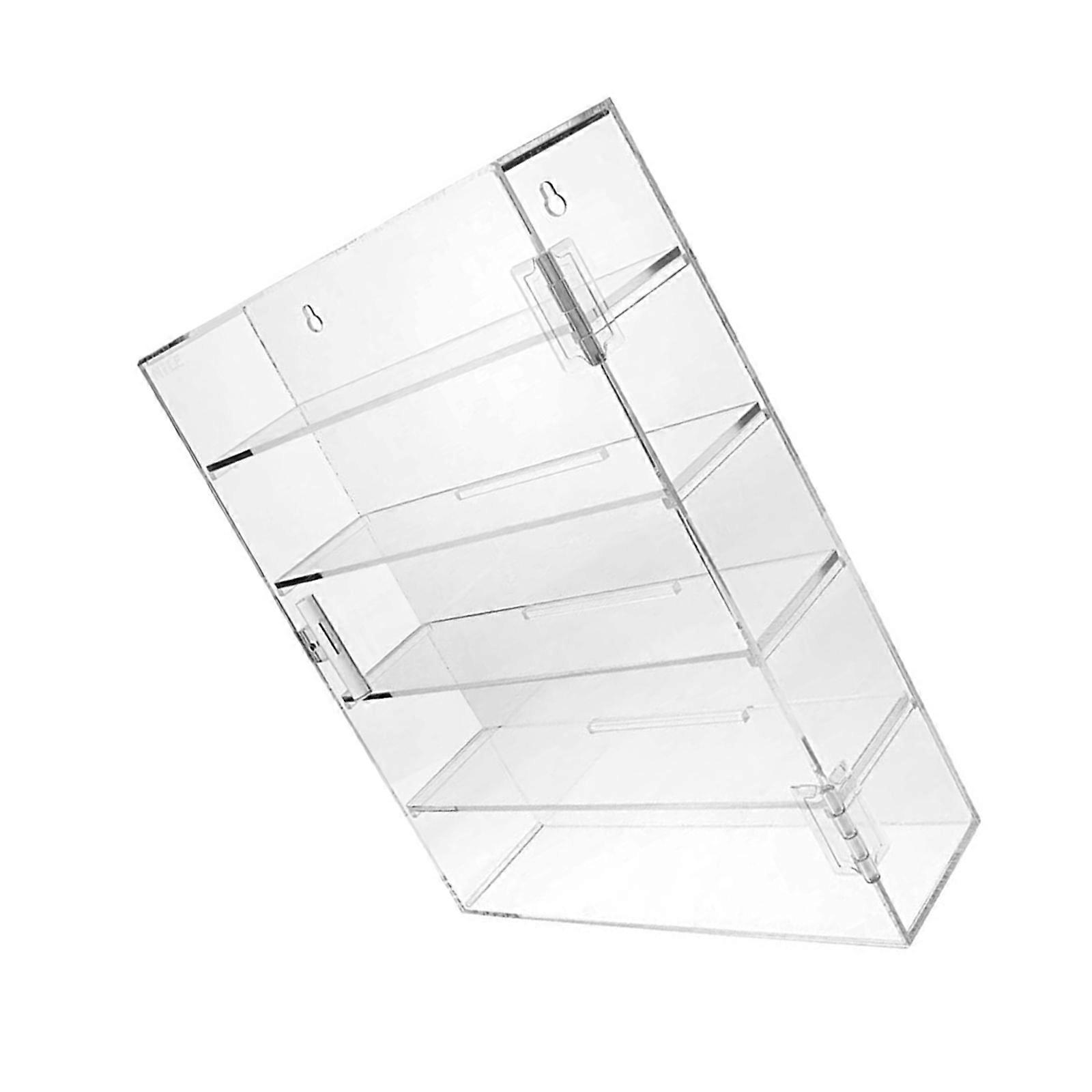 Clear Showcases Box for Collectibles And Action Figures Dustproof Storage Solution With Acrylic Construction Easy Setups Multicolor