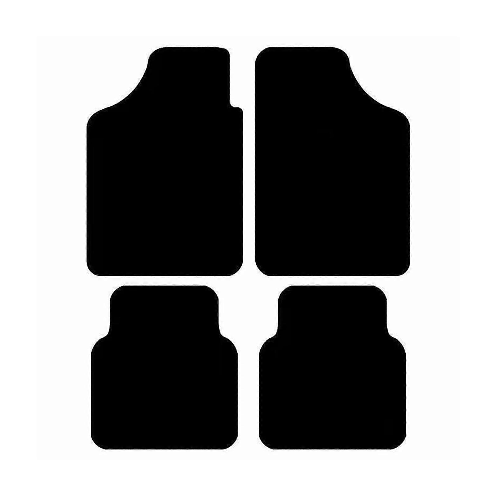 4 Pcs Car Floor Mats Heavy Duty Carpet With AntiSlip Backing