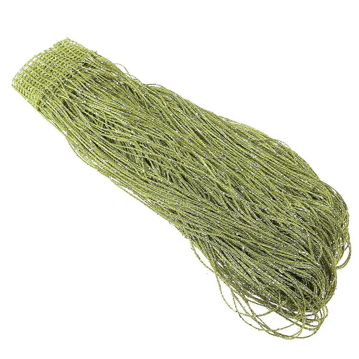 Door String Curtain for Room Divider 1Pcs Green Tassel Panel Curtain