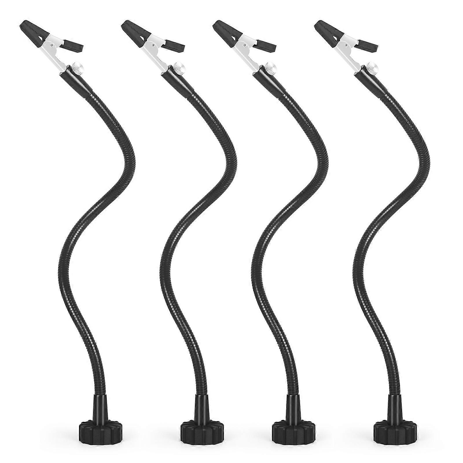 2/4Pcs Magnetic Base Fixing Clip Holder Soldering Station Welding Assistant Flexible Arm Solder Third Hand Tool Multicolor