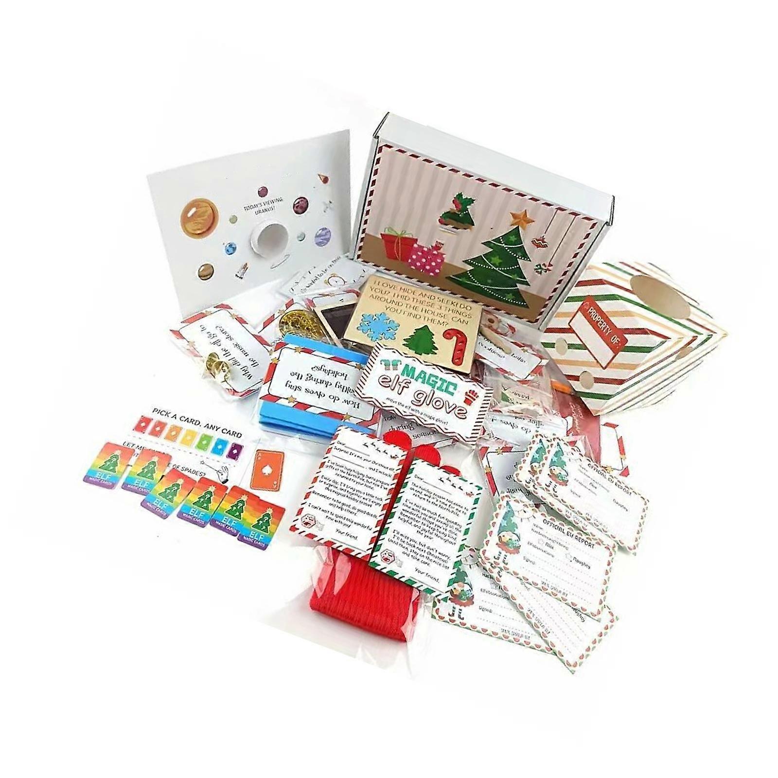 27 Days Christmas Countdown Advent Calendar Puzzle Set With Friendly Plastic Materials For Family Holiday Activities Multicolor