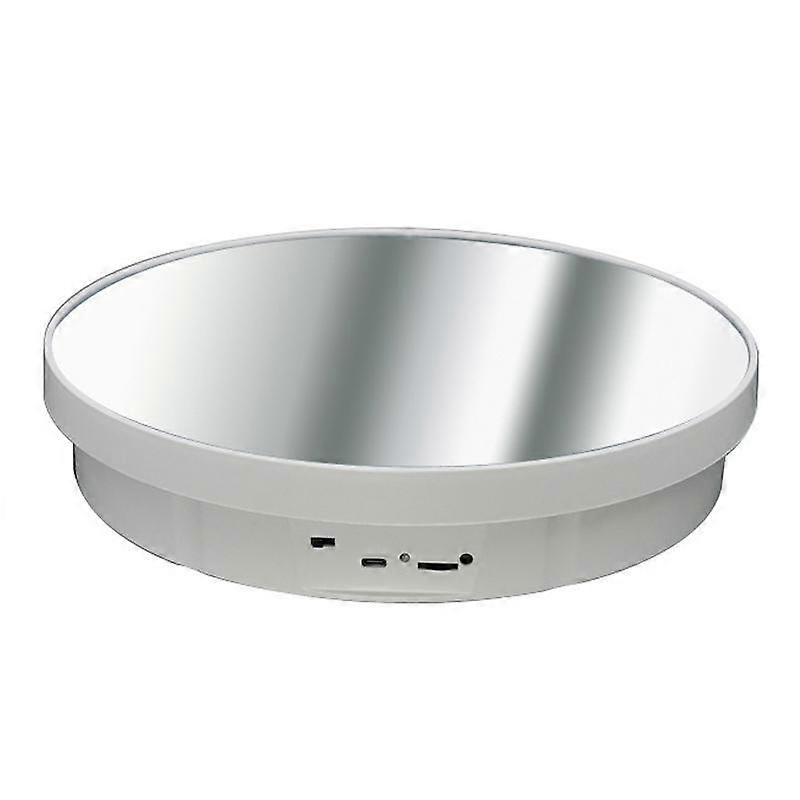 Multi-Purpose Mirror Electric Rotating Disc Battery / USB Powered Photography Live Display Stand