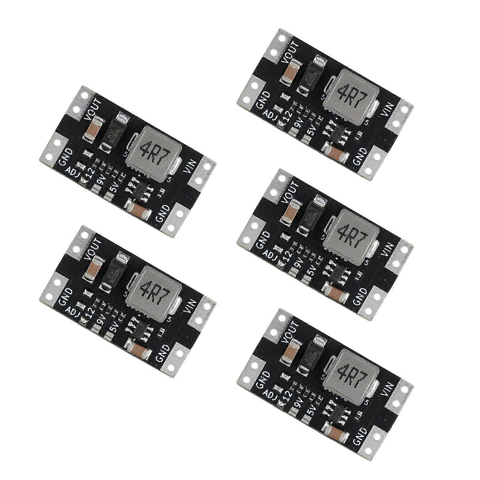 5PCS Voltages Booster Module 5V 9V 12V Input 2A Output Adjustable Power Supply For Industrial Use Multicolor