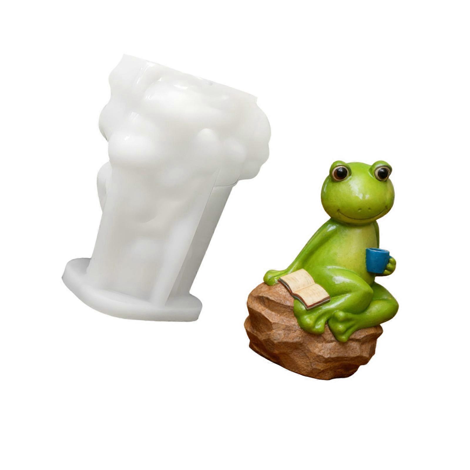 Multifunctional Frogs Mould Heat Resistant Silicone For Confectionery Art And Decorative Items Creation Multicolor