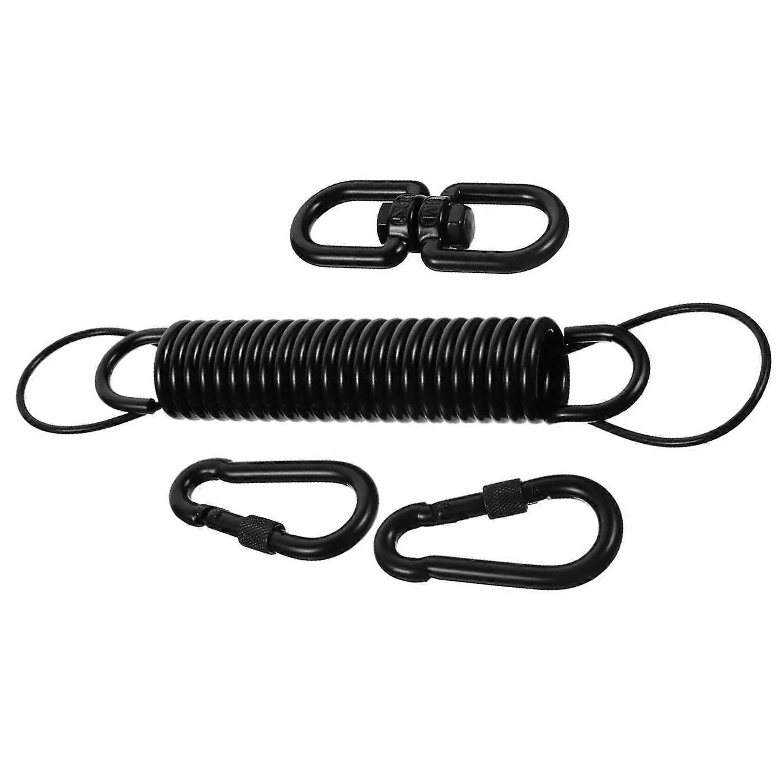 Rust Resistant Swing Spring Mounting System With 360 Degree Rotating Buckles And Shockproof Design For Hanging Chairs Multicolor