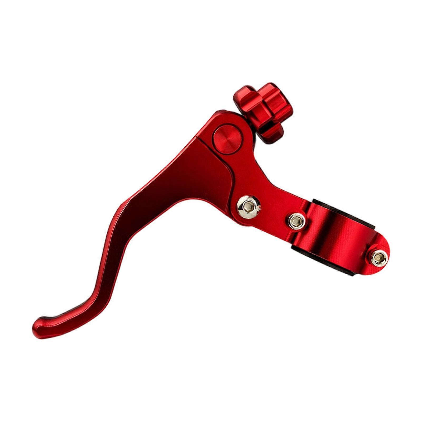 Weatherproof Motorcycle Upgrade Clutch Handlebar Lever Weather Resistant Alloy Material for Smooth Operation and Safety  Red