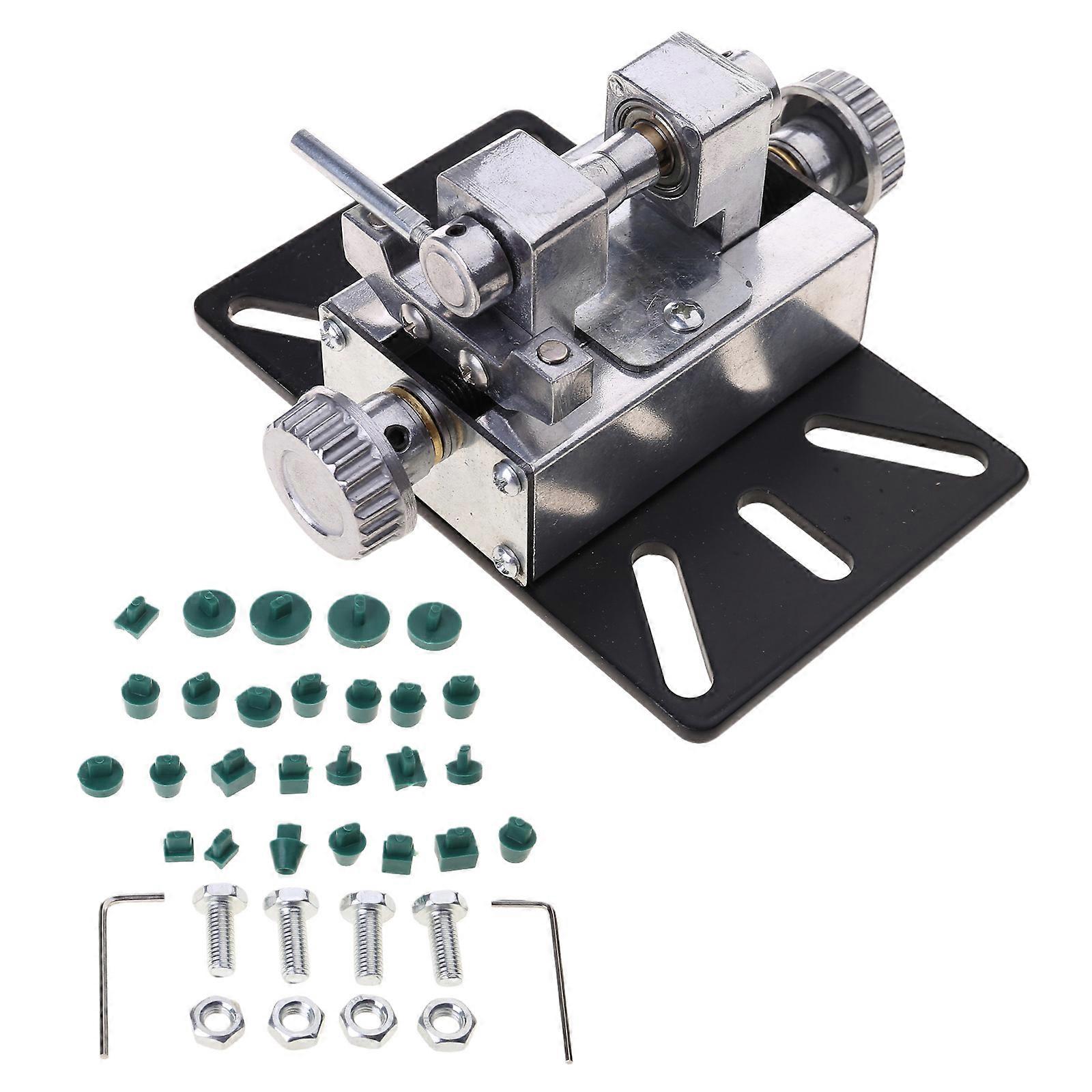 Driller Tool Jewelry Jade Pearls Drilling Machine for Craft and Workshop Use Hole Punch Set with Adjustable Holder Multicolor