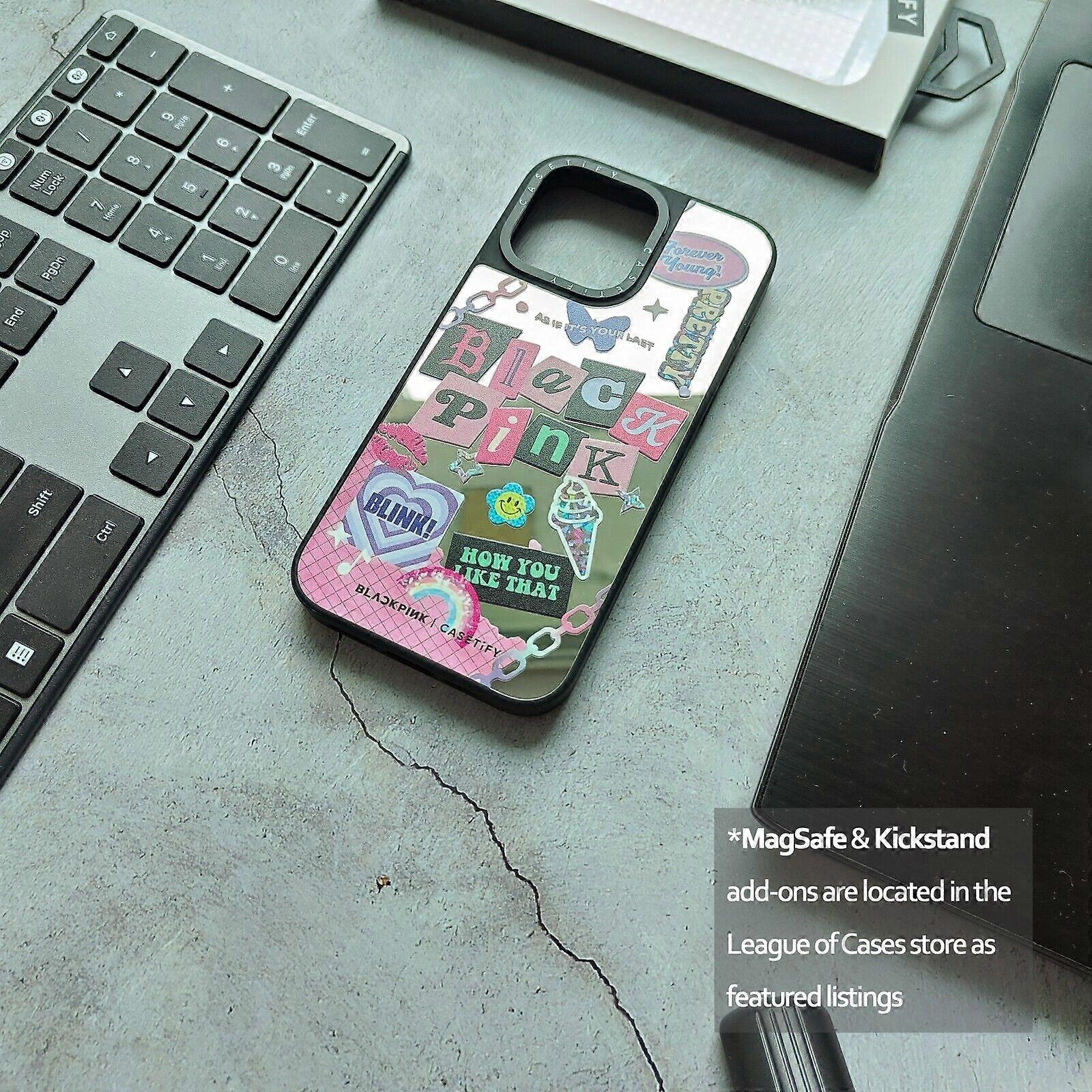 Blackpink Casetify Mirror Case for iPhone 13-17 optional MagSafe & Kickstand