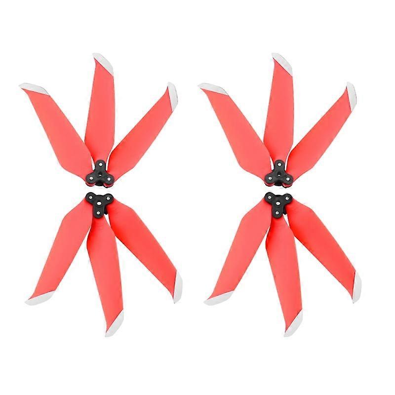 2 Pair Propellers Blades Noise Reduction Quick Release Colorful Propellers for DJI Air 2/Air 2S drone