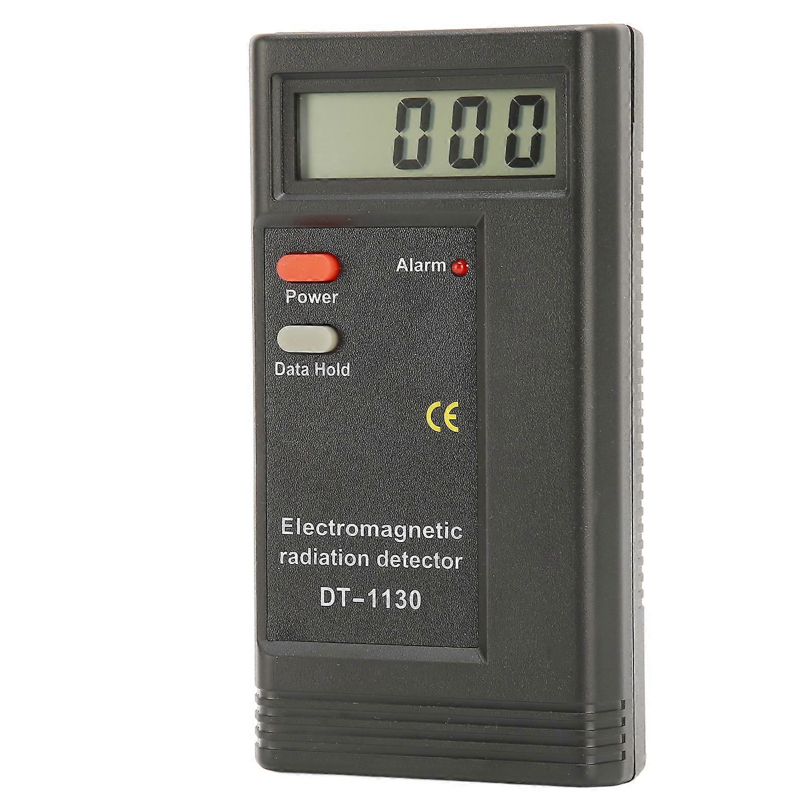 Electromagnetic Radiation Tester High Sensitivity 50H to 2000MHz Accurate LCD Handheld Black EMF Meter for TVs Fans Lamp PC