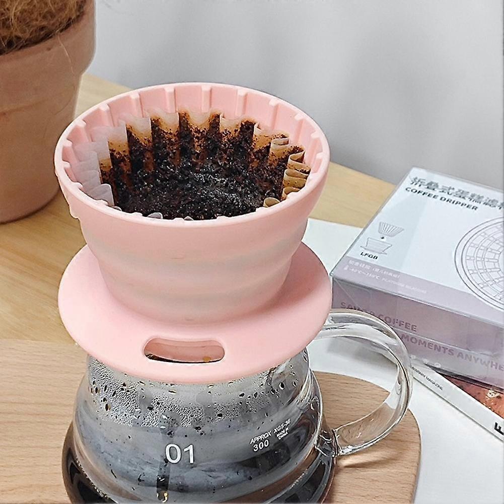 Silicone Foldable Filter Cup Portable Coffee Filter Cup Cake Coffee Filter D