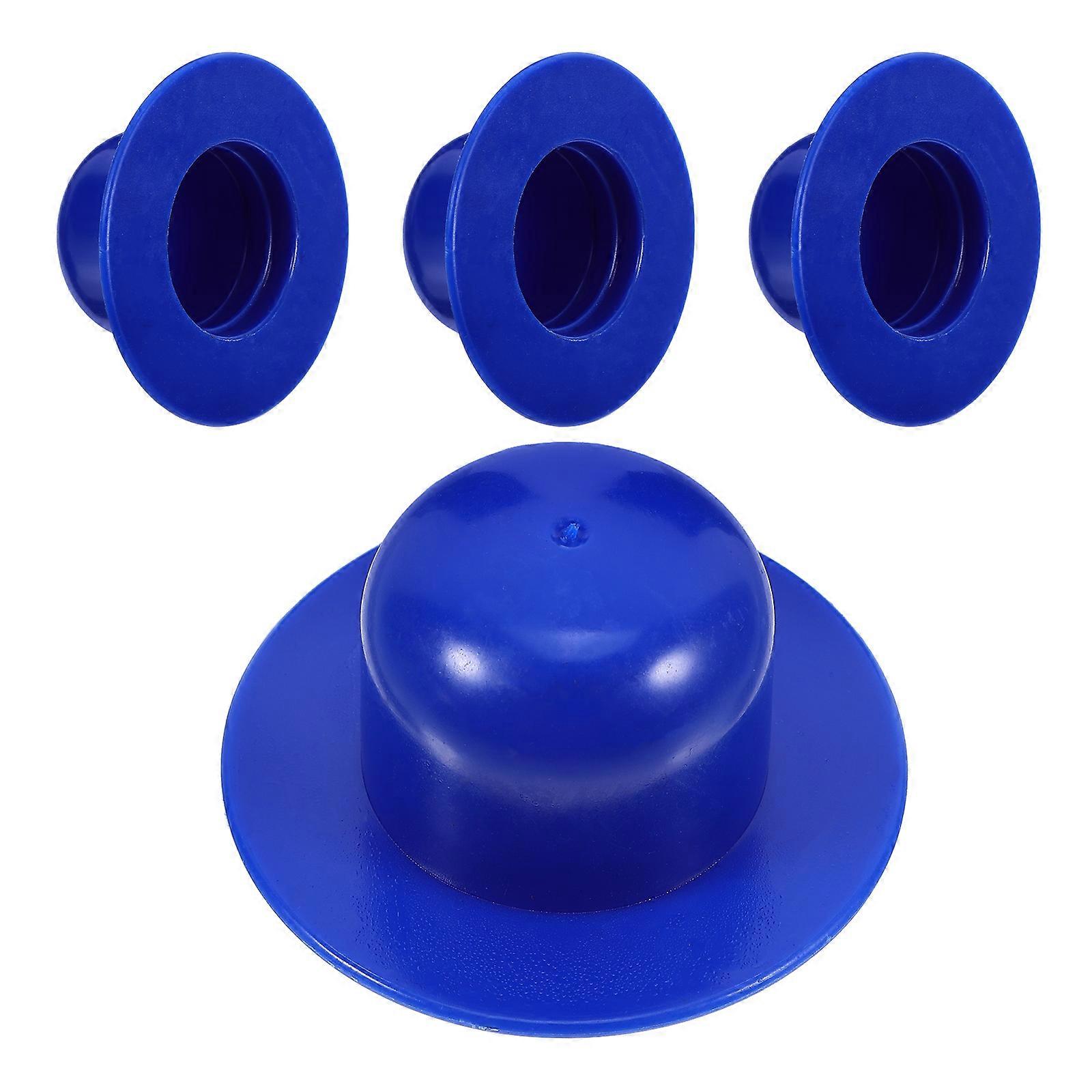 Swimming Pool Replacement Plugs Heavy Duty Pool Filter Pump Plug 4Pcs Blue