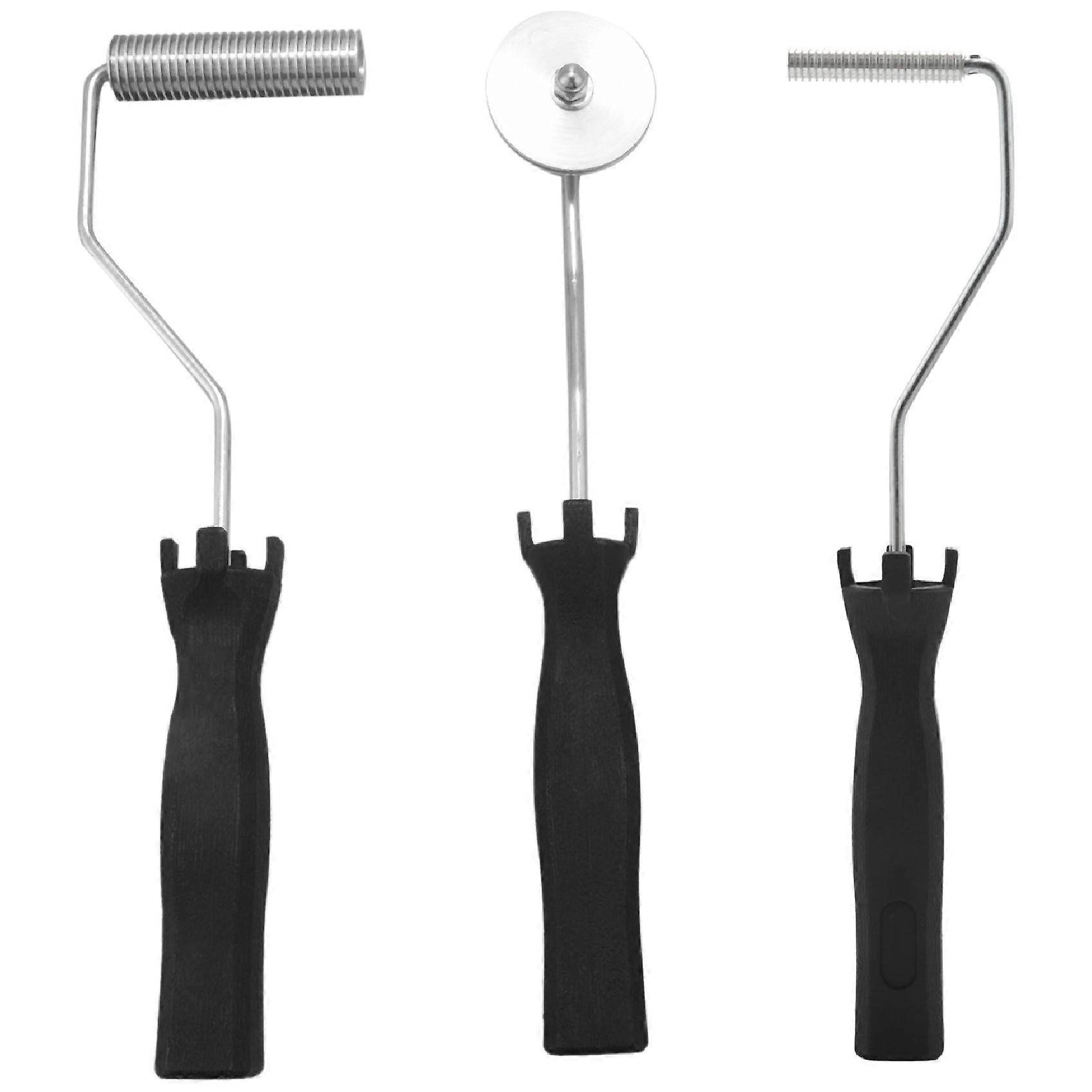 3pcs Fiberglass Roller Kit Bubble Paddle Tool Laminating Roller Kit for FRP Mould