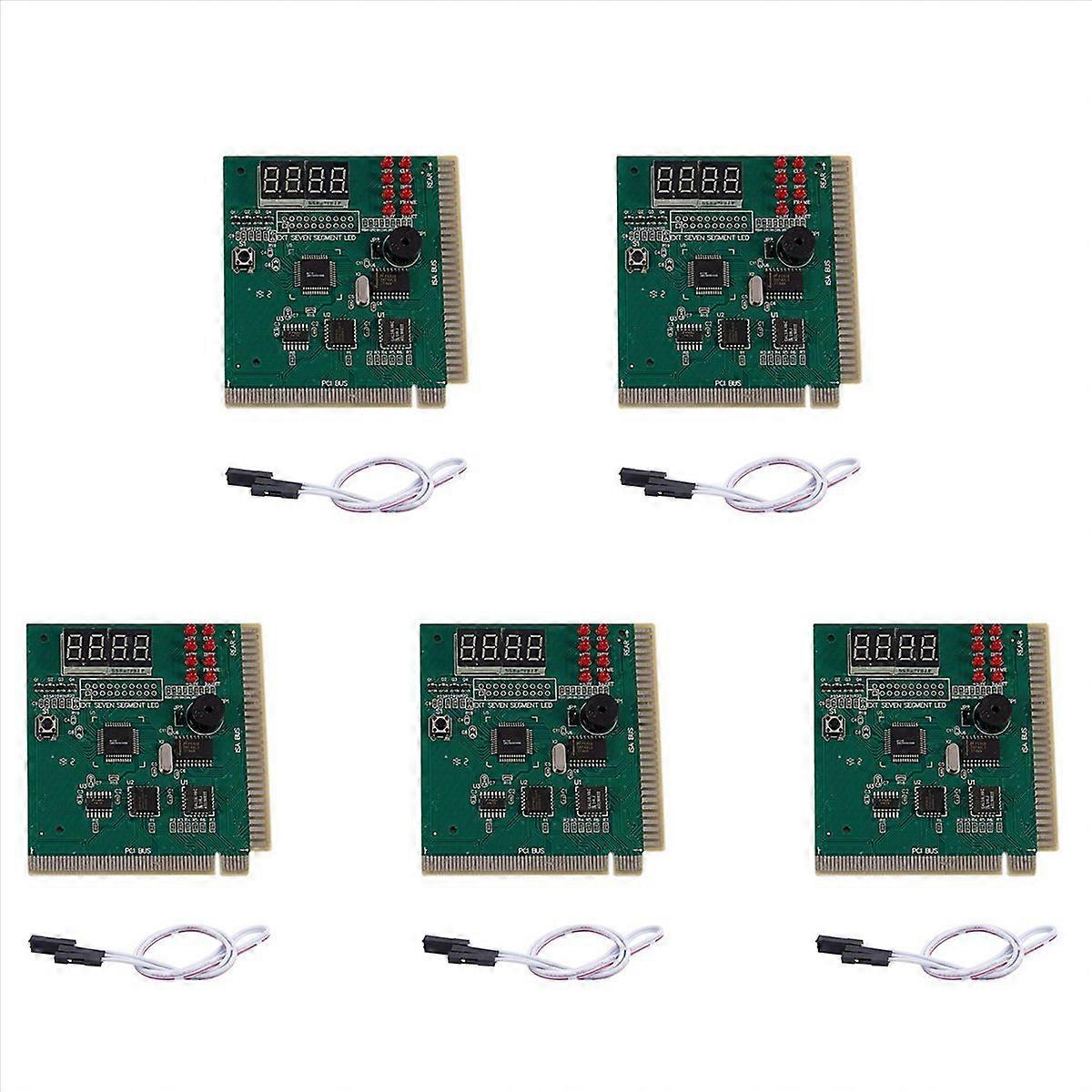 PC Motherboard Diagnostic Card 4-Digit PCI/ISA POST Code Analyzer