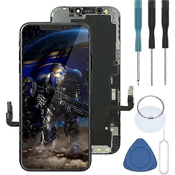 Replacement compatible with Iphone 12 pro max screen with tools and Waterproof glue