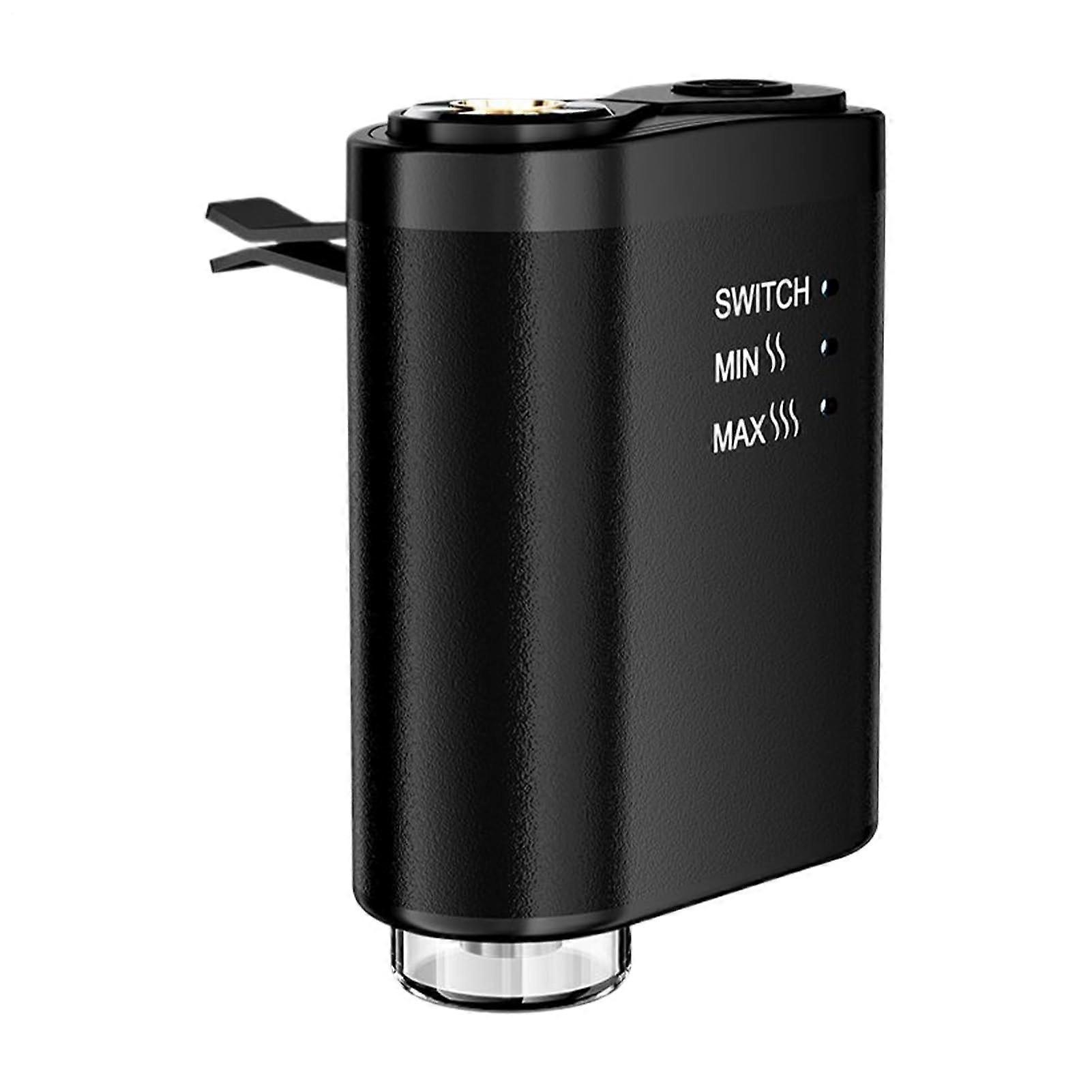 Car Air Freshener Natural Oil Odor Control Aromatherapy Diffuser with Rotating Vent Clip Black