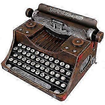 1 pc מכונת כתיבה וינטאג 'ברזל אמנות מכונת כתיבה ידנית מכונת כתיבה אביזר צילום