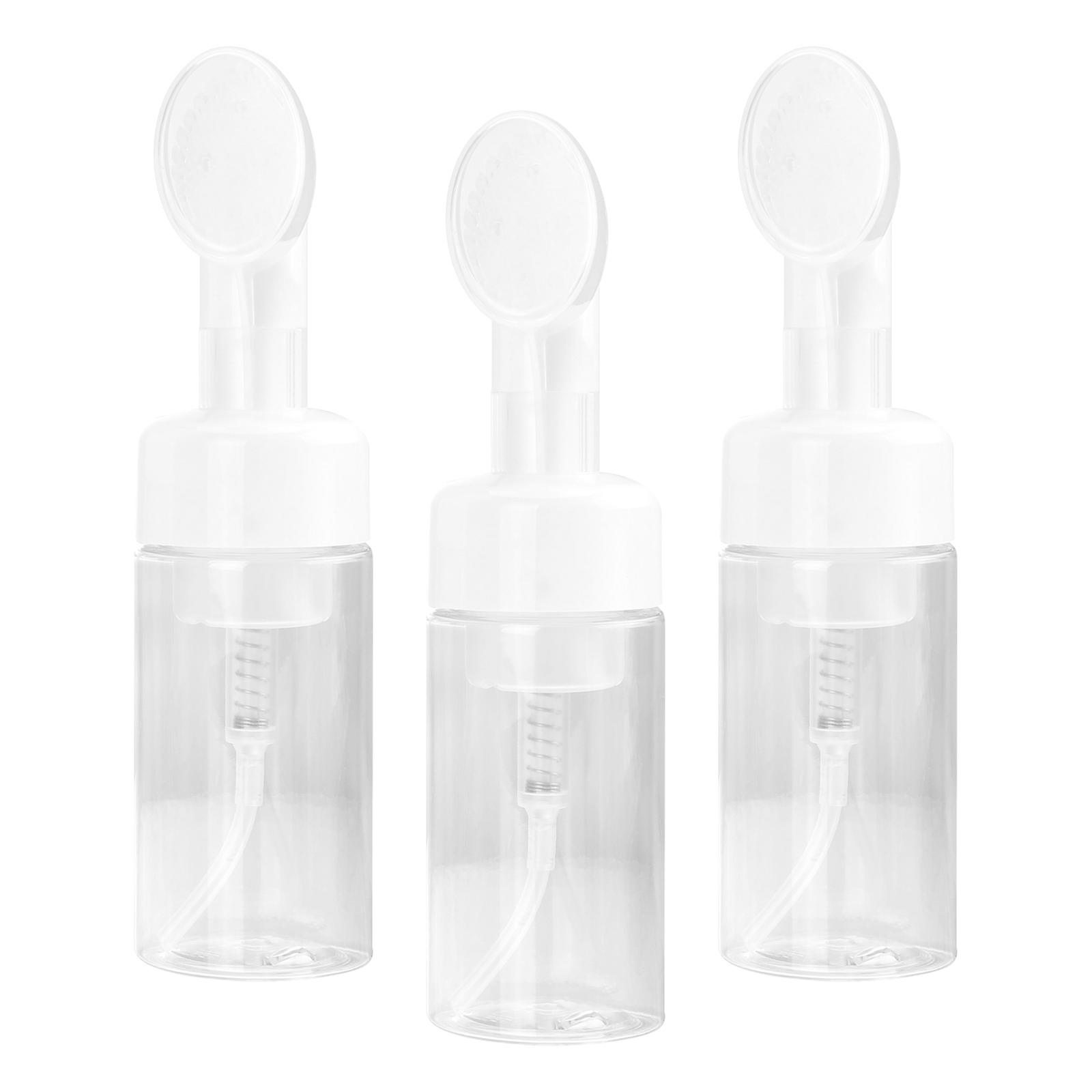 Transparent Foaming Bottle Plastic Sub Bottles for Storage 6Pcs