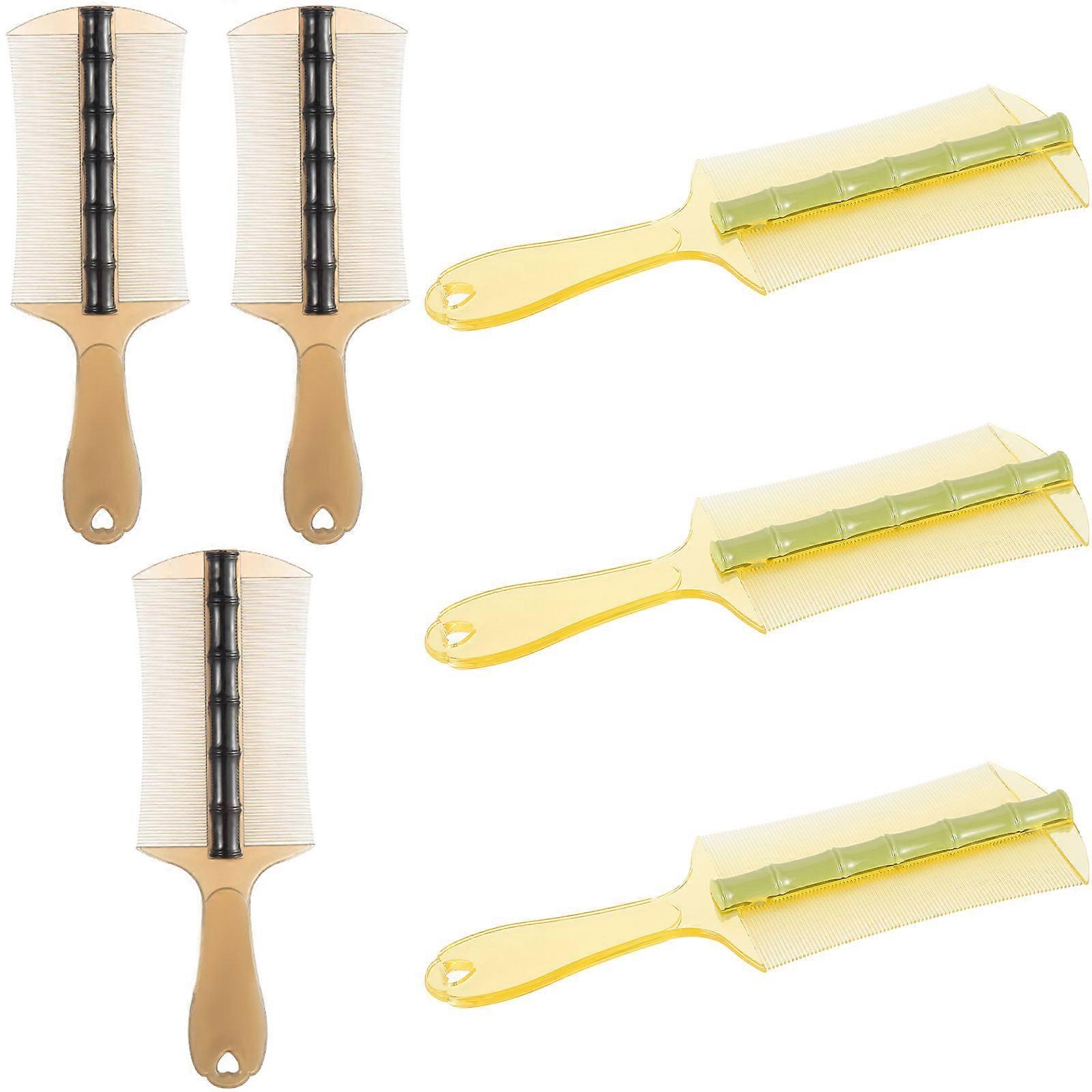 Dandruff Comb Flea Comb for Scalp Cleaning 6Pcs with Long Handle