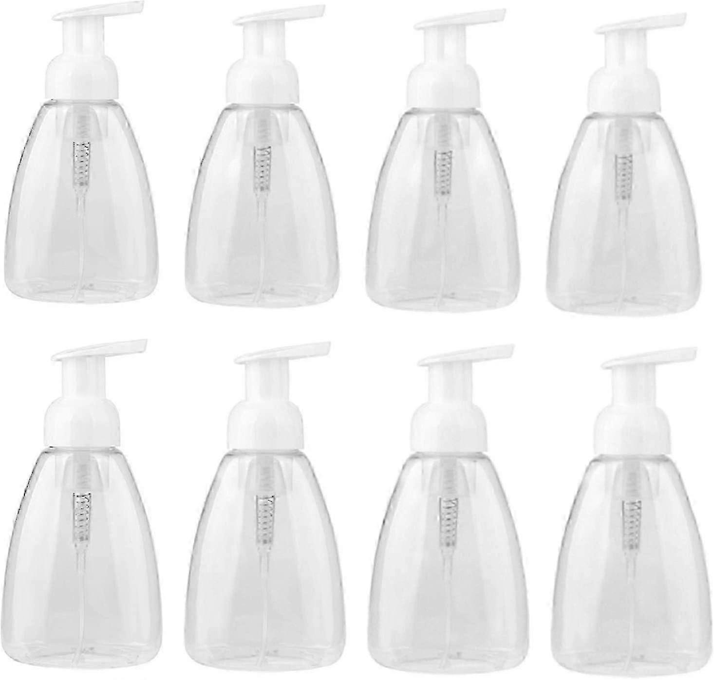 Empty Plastic Foam Dispenser Bottles 300ml, Refillable Soap Pump for Kitchen