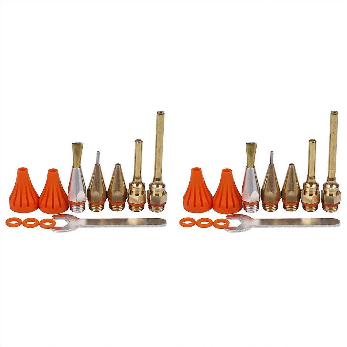 11Pcs Glue Copper Nozzle Small-Bore Large Diameter Hot Melt Glue