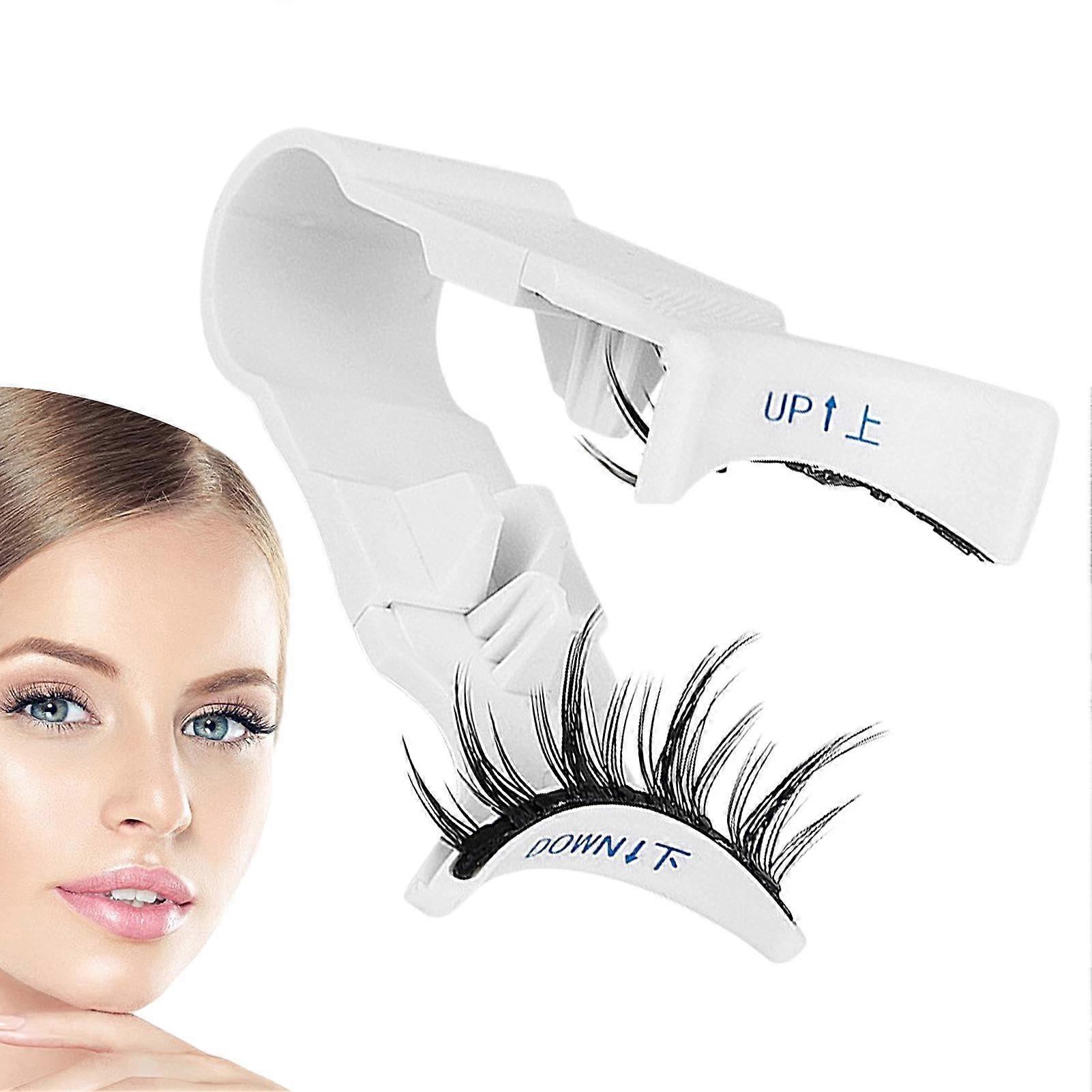 Magnetic Eyelash Applicator Tool Set with Curler, Reusable Lash Kit for Easy Use and Travel, 1pcs