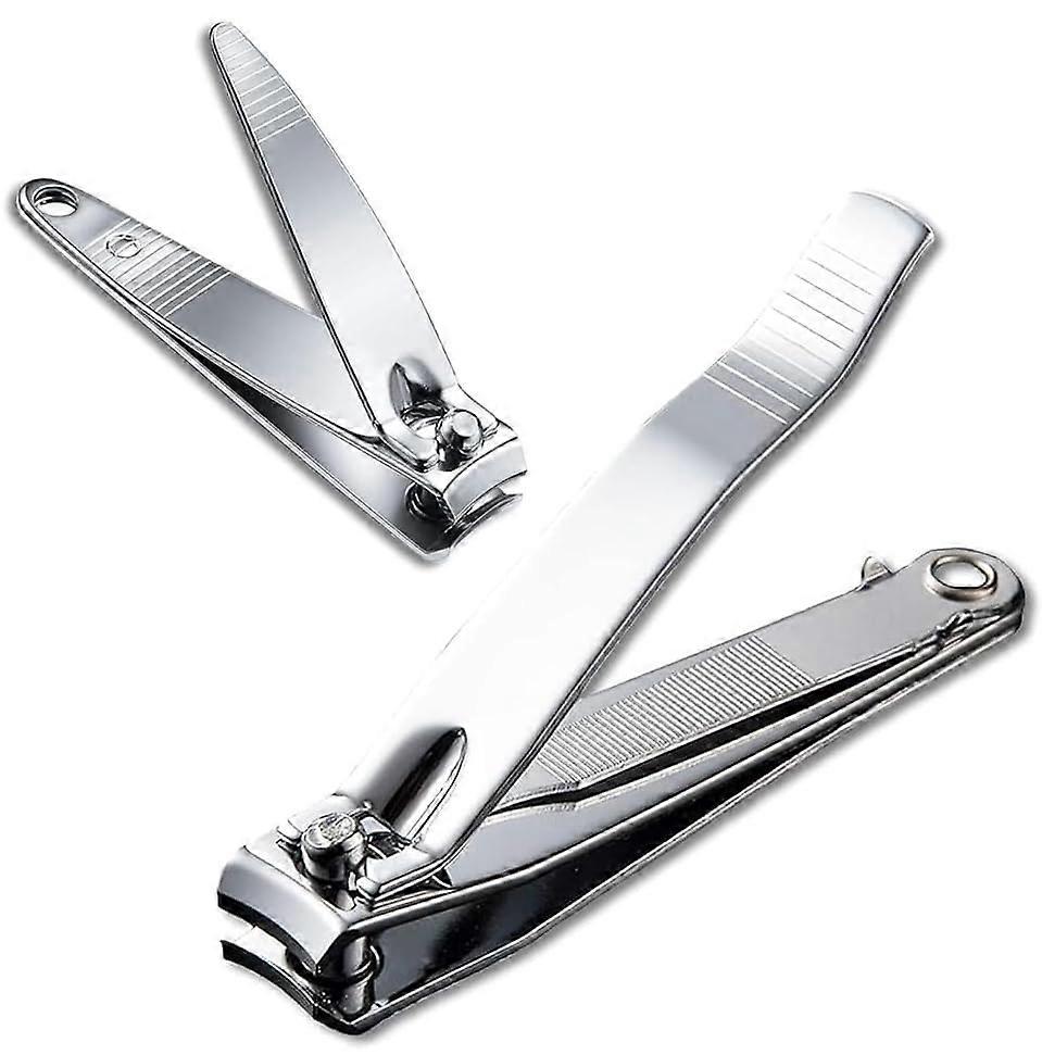Stainless Steel Nail Clippers Set with Precision Sharp Blades for Fingernails and Toenails