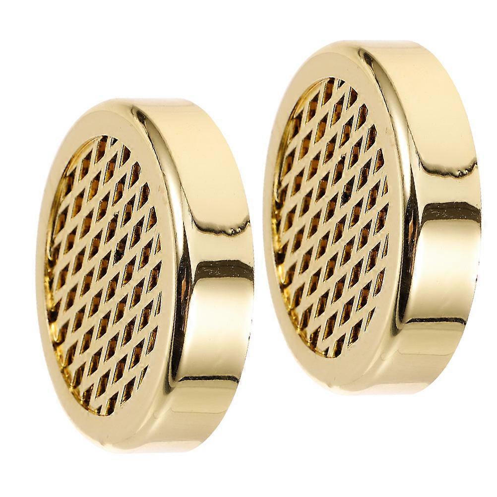 Golden Humidor Discs for Moisture Control 2Pcs Round Humidifiers