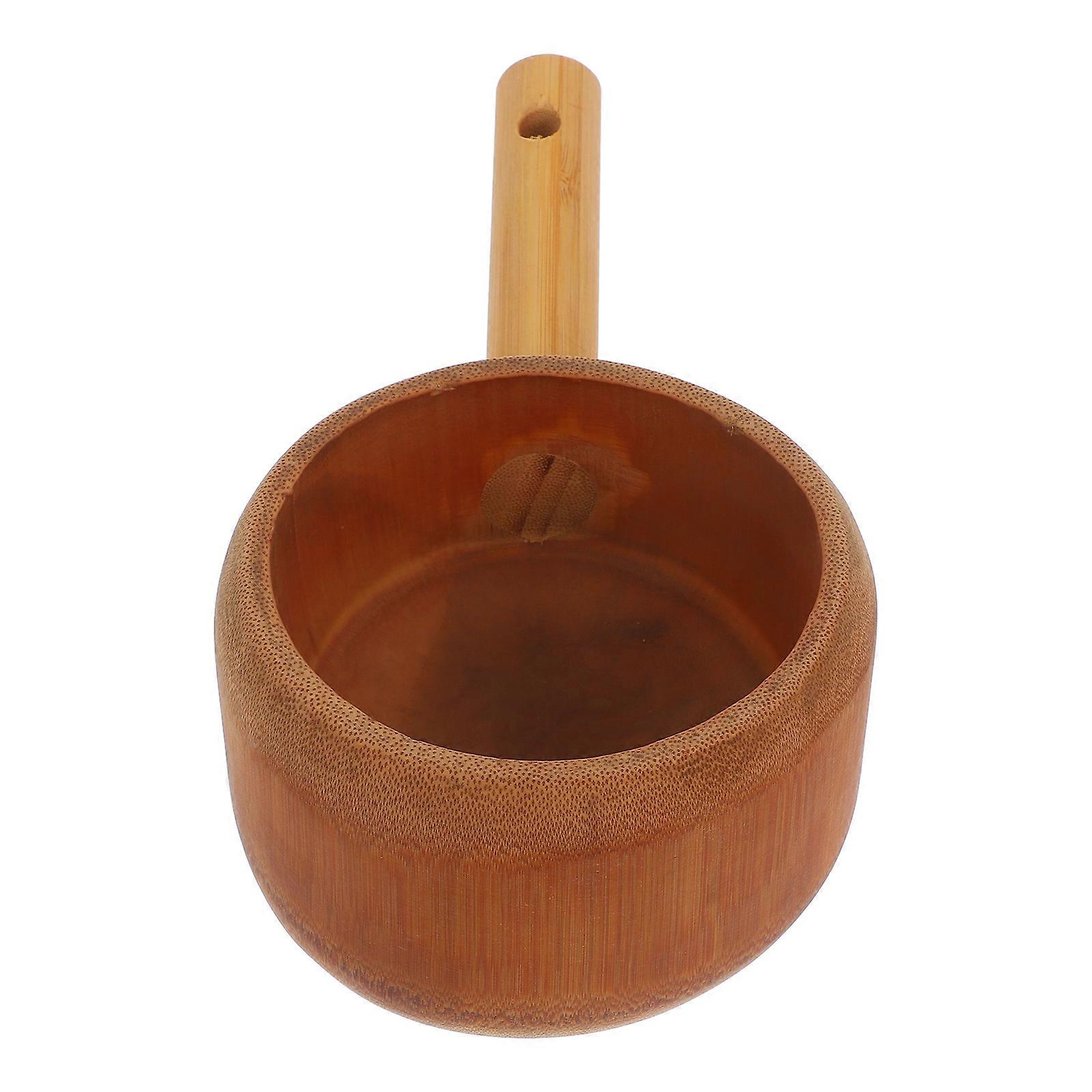 Multiuse Wood Water Ladle Handle for Kitchen Needs 4Pcs Set