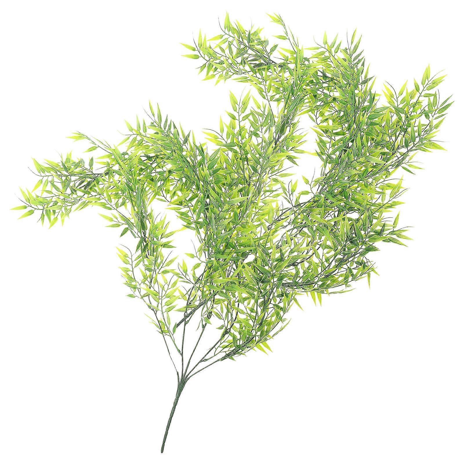 Simulation Plant Decor for Party Use 6Pcs Bamboo Leaf Hanging Vine