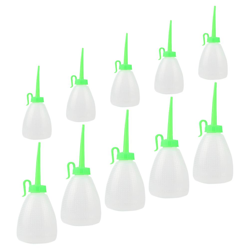 Transparent Sewing Oil Bottles for Storage Use 10Pcs Plastic Containers