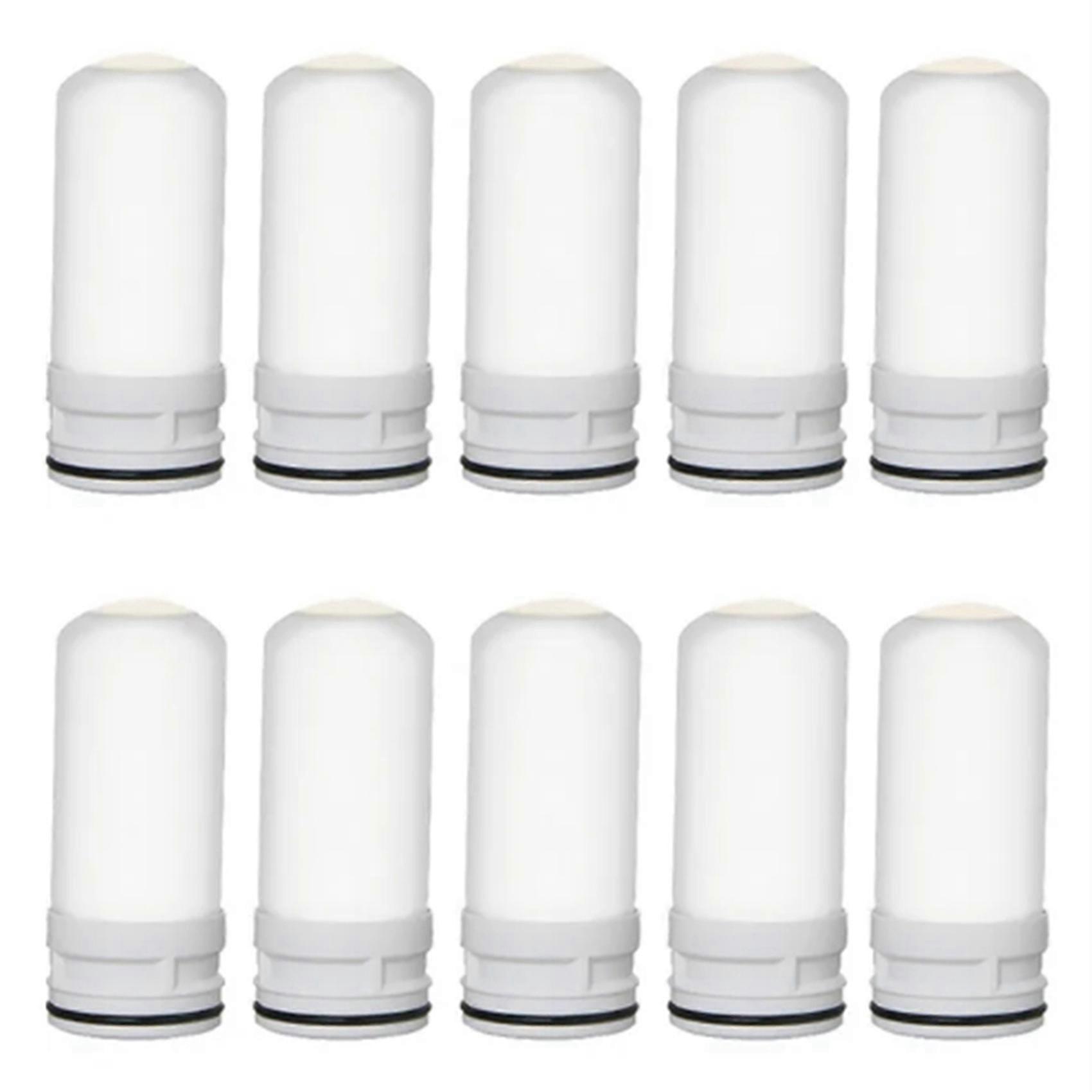 10 Pcs Replacement Inner Ceramic Filter Filter Elements for Faucet Water Purifier Kitchen Tap Washable Filtro Rust