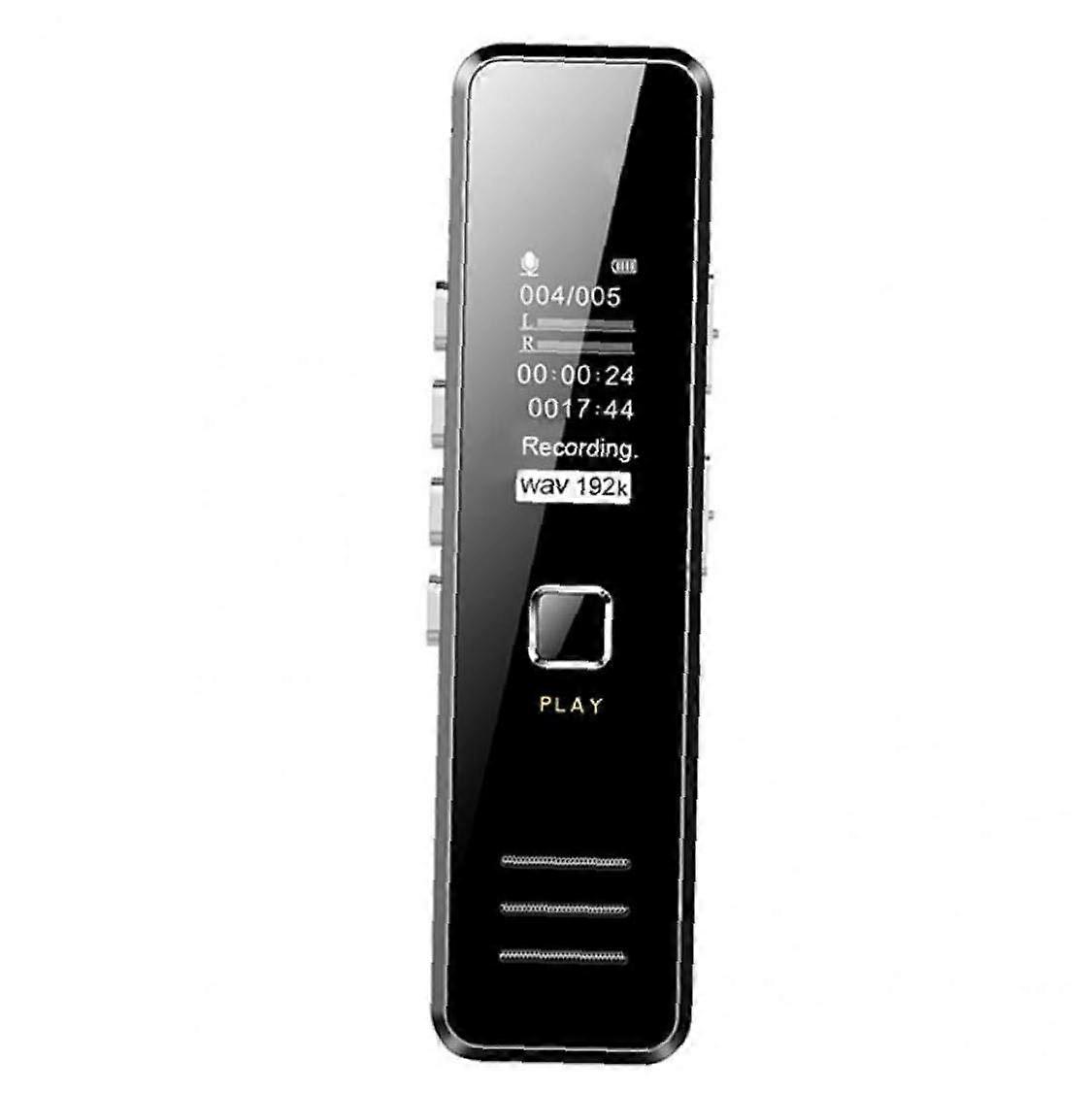 Mini Digital Voice Recorder 192kbps 20-Hour Recording MP3 Playback Supports 32GB Card Compact Portable Voice Recorder