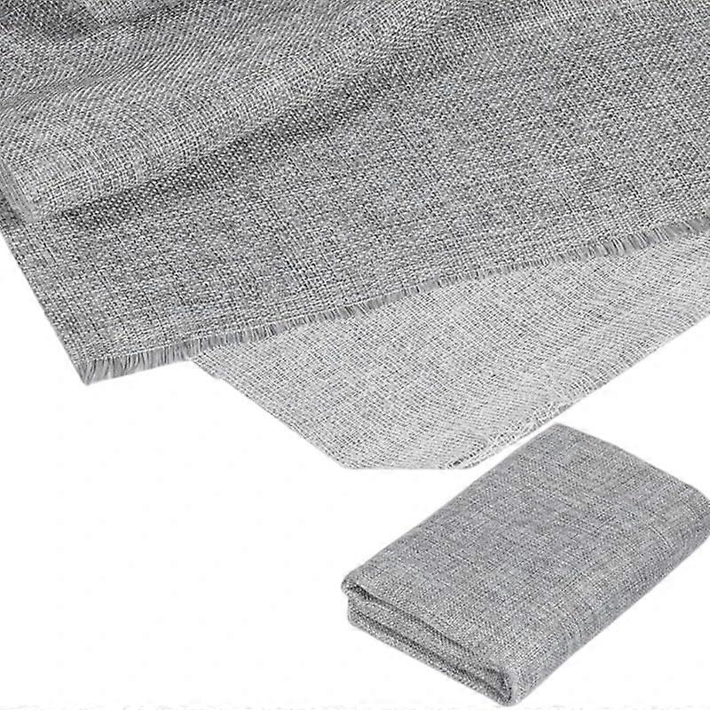 Speaker Fabric Grill Cloth Mesh For Replacement, Grey, Compatible With Most Speakers, Dustproof Decor