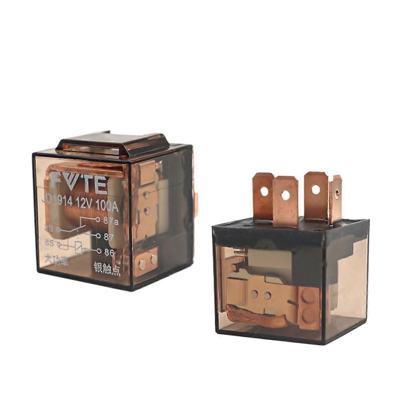 Waterproof Automotive Relay 12V 100A 5Pin SPDT Car Control Device for 24V DC High Capacity Switching