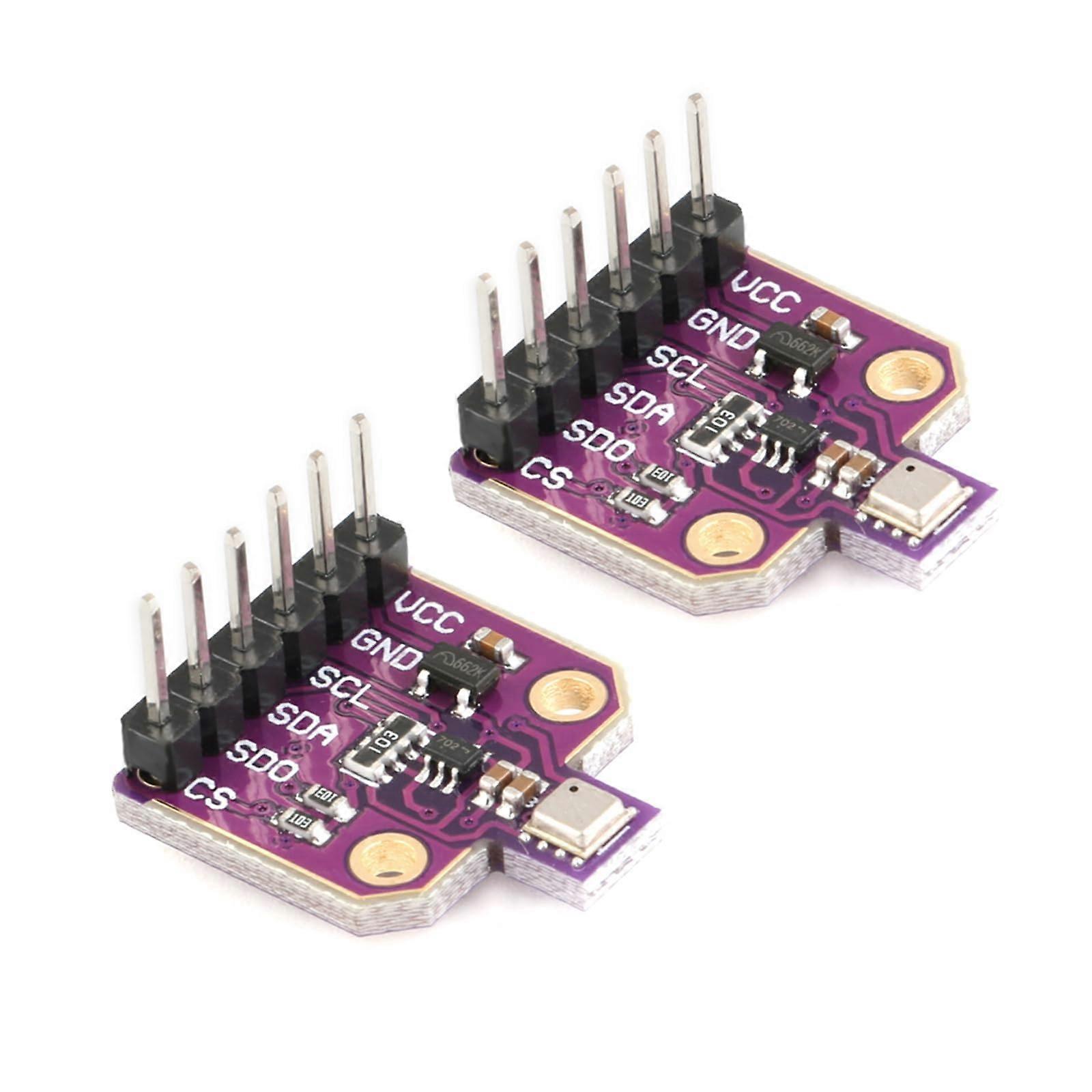 2Pcs BME680 Sensor Module for Temperature Humidity Pressure VOC  Precision Environmental Monitoring Compatible with Arduino Raspberry Pi
