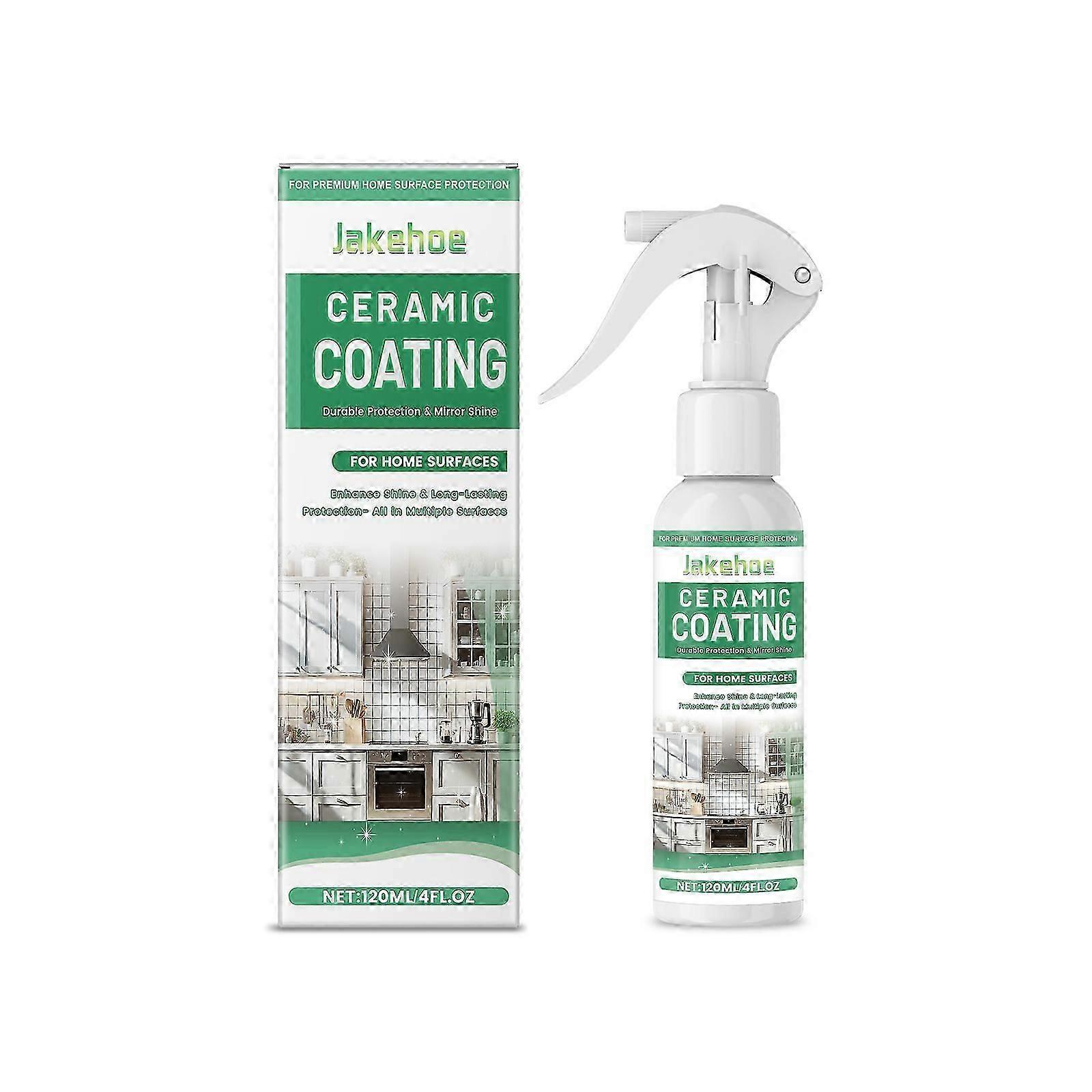 Ceramic Coating Spray for Easy Stain & Fingerprint Removal - 120ml, Durable & Effortless Cleaning