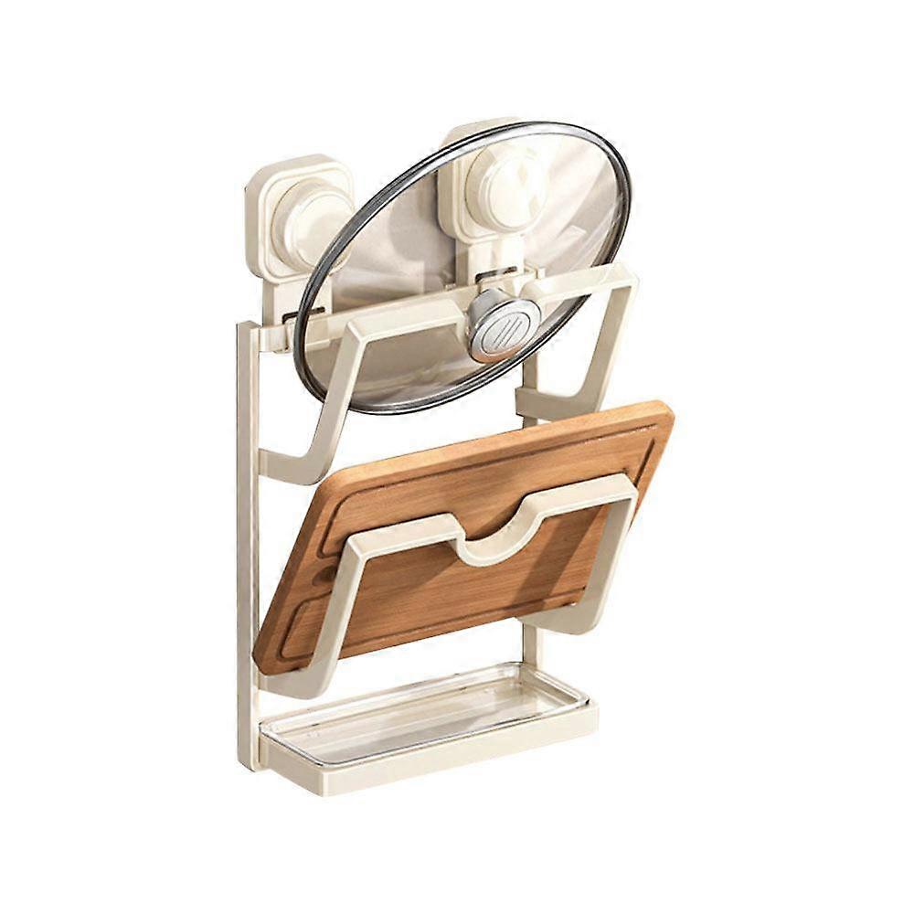 Multi-Layer Pot Lid Storage Rack Punch-Free Pan Cover Storage Holder  for Kitchen