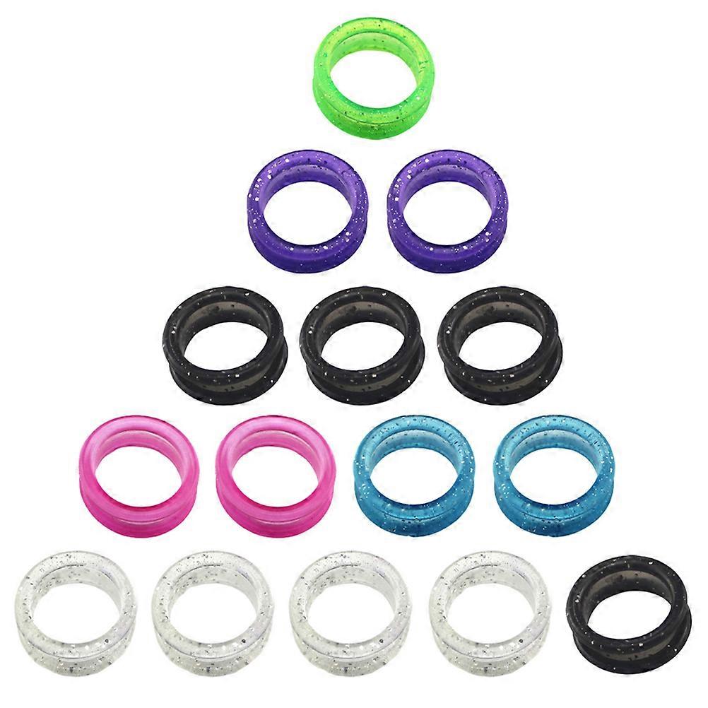 Colored Scissors Finger Ring Hairdressing Scissors Accessories for 80Pcs