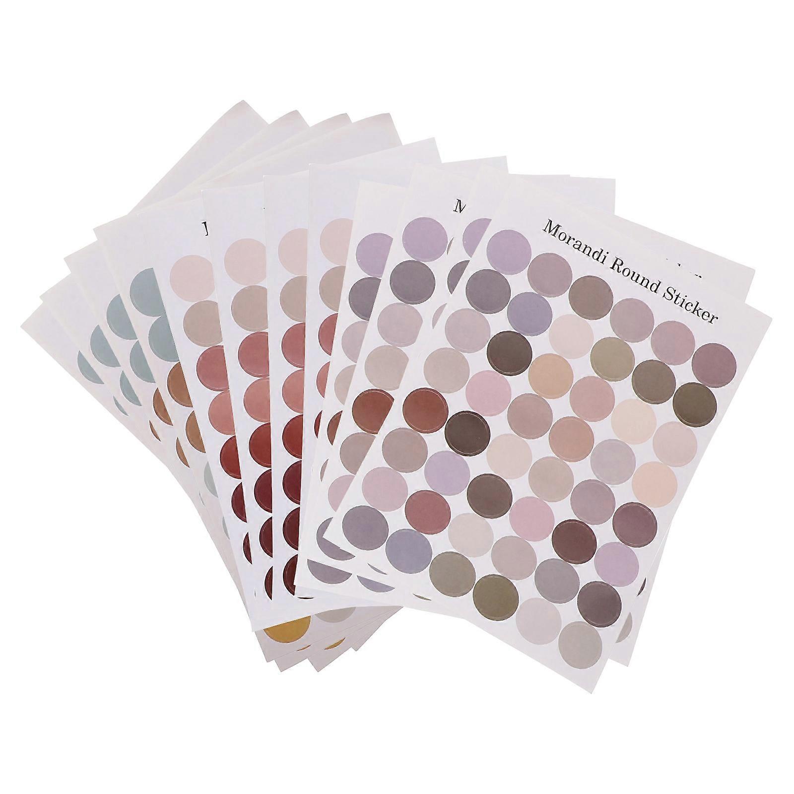 Multi-Function Scrapbook Stickers Delicate Envelope Stickers for Decorating 12 Sheets