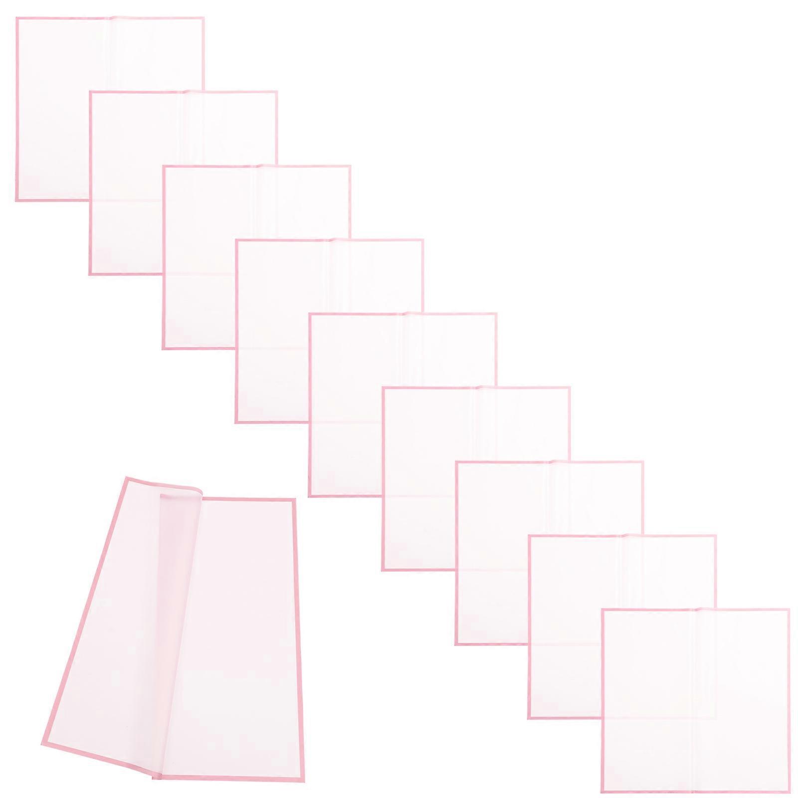 Flower Wrapping Paper Matte Pink for Decor 20 Sheets